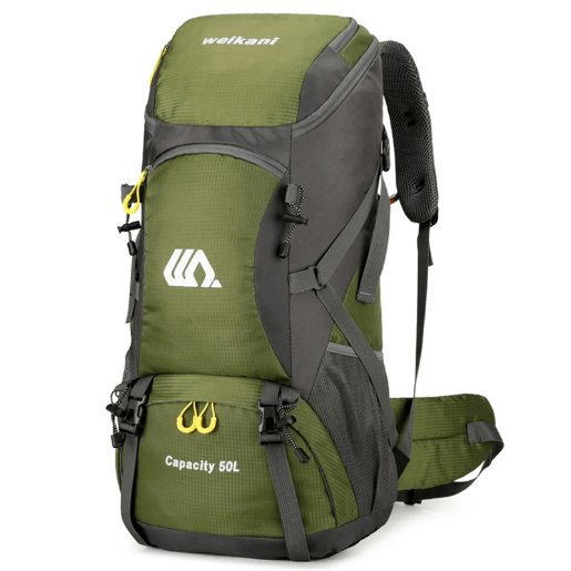Ergonomisk 50L ryggsäck för vandring - Glowseva