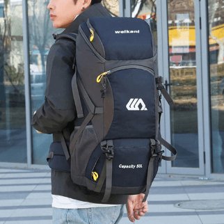 Ergonomisk 50L ryggsäck för vandring - Glowseva