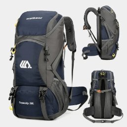 Ergonomisk 50L ryggsäck för vandring - Glowseva