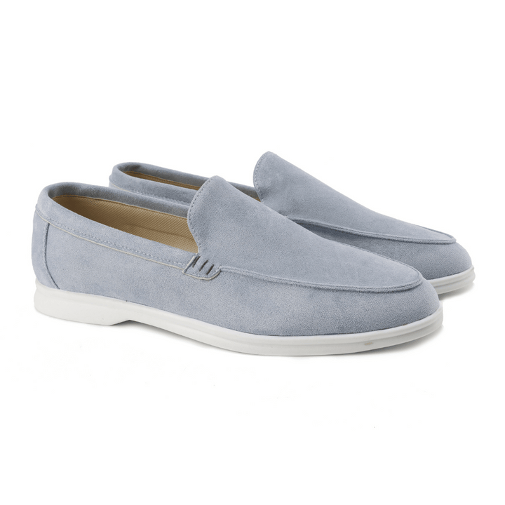 "Erik elegant läderloafers i beige, design med premium komfort, sofistikerat val för moderna män"