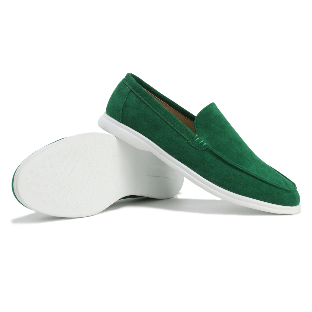 "Erik elegant läderloafers i beige, design med premium komfort, sofistikerat val för moderna män"
