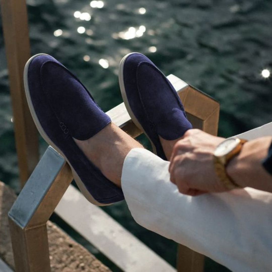 "Erik elegant läderloafers i beige, design med premium komfort, sofistikerat val för moderna män"