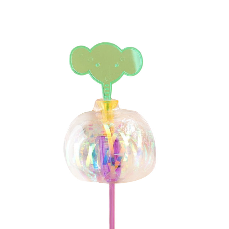 Färgglad bubbelstav för barn, 32 cm, skapar oändliga ljusreflekterande bubblor. Perfekt för lek och dekoration.