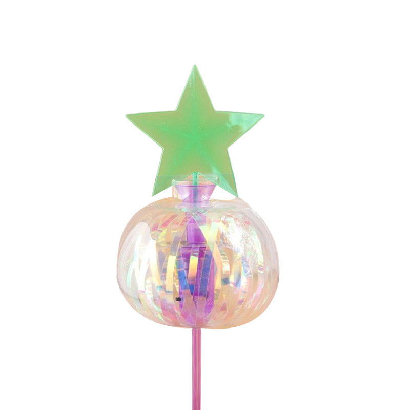 Färgglad bubbelstav för barn, 32 cm, skapar oändliga ljusreflekterande bubblor. Perfekt för lek och dekoration.