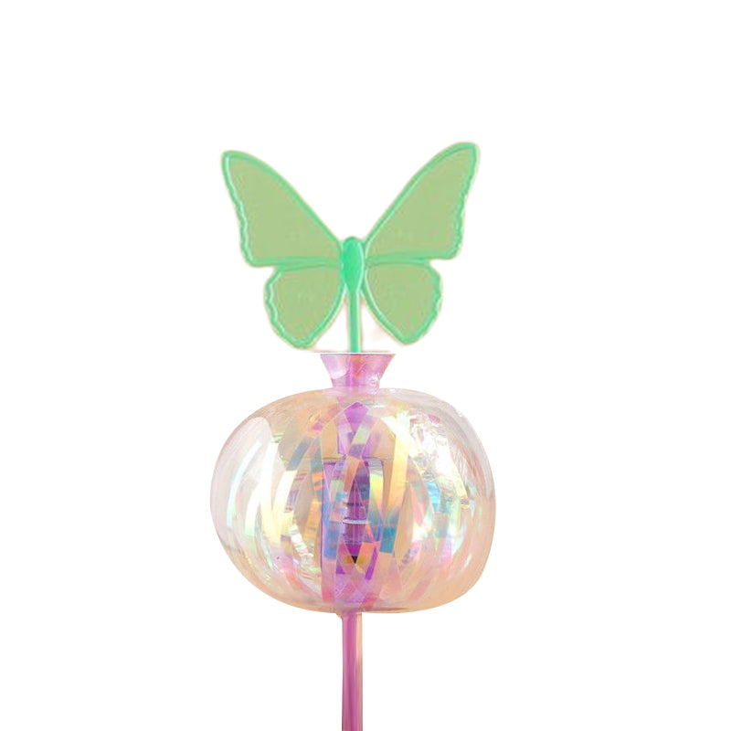 Färgglad bubbelstav för barn, 32 cm, skapar oändliga ljusreflekterande bubblor. Perfekt för lek och dekoration.