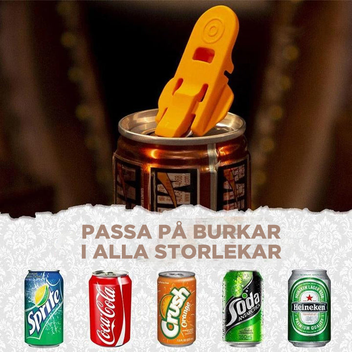 "Färgglad burköppnare i ABS-plast, kompakt design för köket, finns i lila, blå, grön, gul och orange."