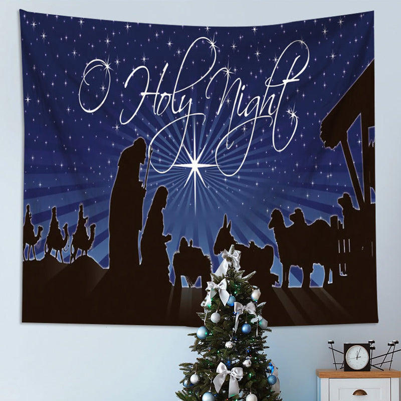 "Färgglad julbanner i polyester för garageport utomhus, 200x150 cm, sprider julglädje och passar sektionella portar."