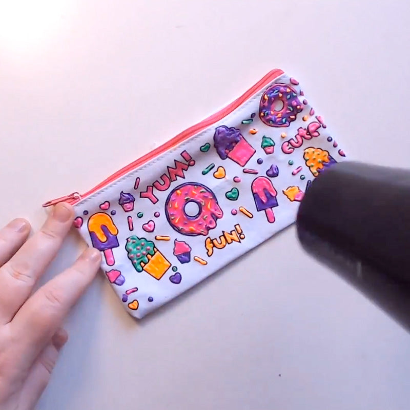 "Färgglada DIY Bubbel Popcorn Ritpennor, 6 st, skapar fluffiga 3D-effekter på papper, glas och plast för barnens konstprojekt