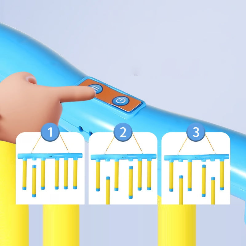 "Färgglada elektroniska fångstpinnar för barn och vuxna, reflexträning och spel med justerbara hastigheter och hållbar design