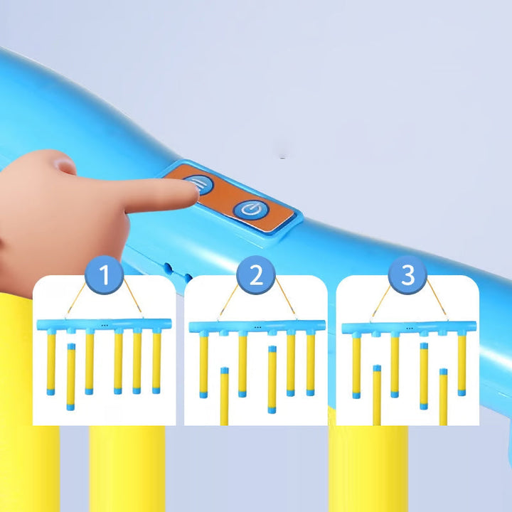 "Färgglada elektroniska fångstpinnar för barn och vuxna, reflexträning och spel med justerbara hastigheter och hållbar design