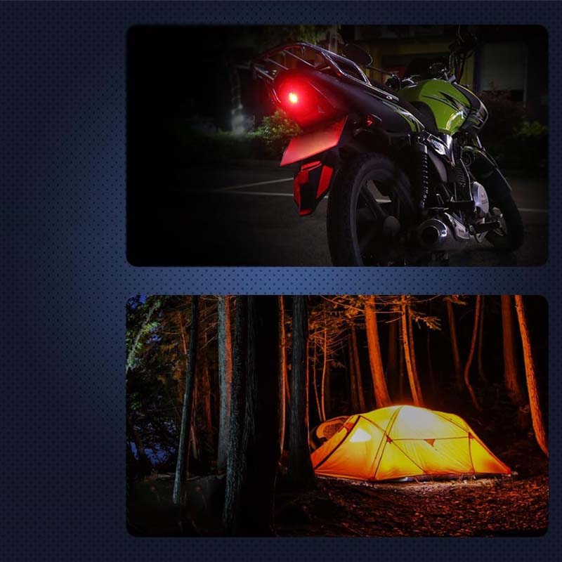 "Färgglada LED-lampor för bil, stroboskopljus, antikollisionsskydd, fjärrkontroll, dynamiska effekter, 12V ABS-material."