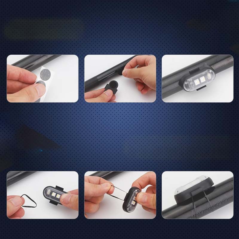 "Färgglada LED-lampor för bil, stroboskopljus, antikollisionsskydd, fjärrkontroll, dynamiska effekter, 12V ABS-material."