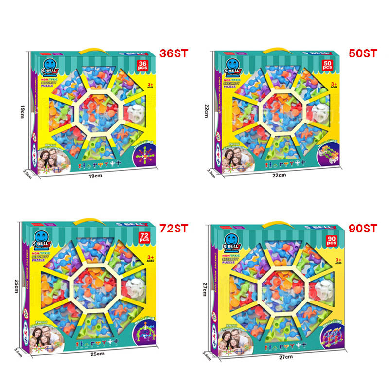 Färgglada POP! sugleksaker av BPA-fritt silikon, olika storlekar, fäster enkelt, stimulerar kreativitet och finmotorik.