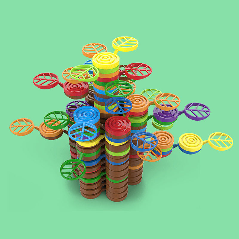 "Färgglada staplingsblockleksaker i ABS-plast för barn, främjar kreativitet och motoriska färdigheter med levande färger."