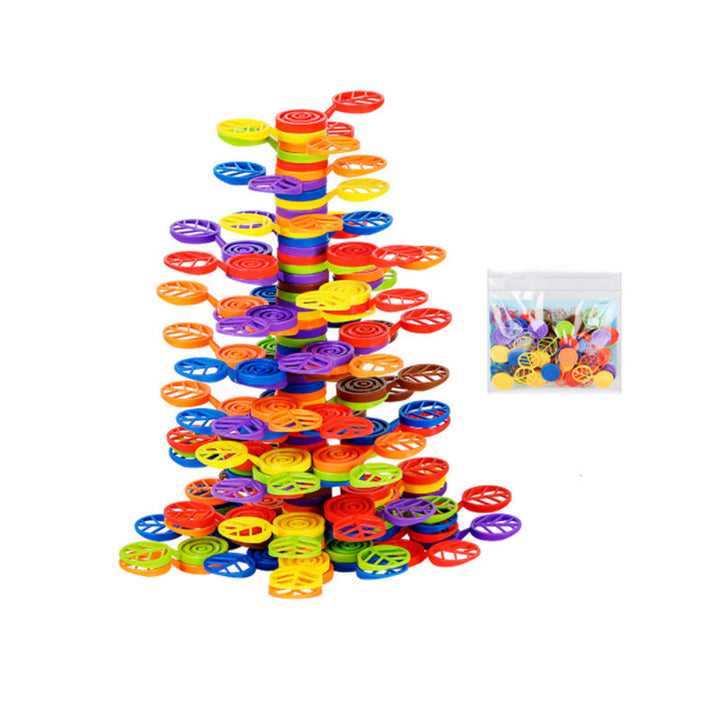 "Färgglada staplingsblockleksaker i ABS-plast för barn, främjar kreativitet och motoriska färdigheter med levande färger."