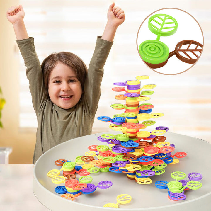 "Färgglada staplingsblockleksaker i ABS-plast för barn, främjar kreativitet och motoriska färdigheter med levande färger."