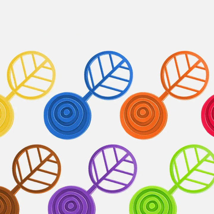 "Färgglada staplingsblockleksaker i ABS-plast för barn, främjar kreativitet och motoriska färdigheter med levande färger."