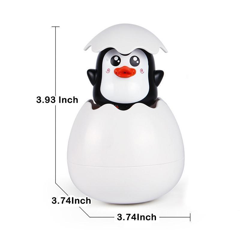 "Färgglatt dinosaurie- och ankägg badleksak för barn, perfekt för vattenlek, med gul, rosa, grön och blå färgkombination."