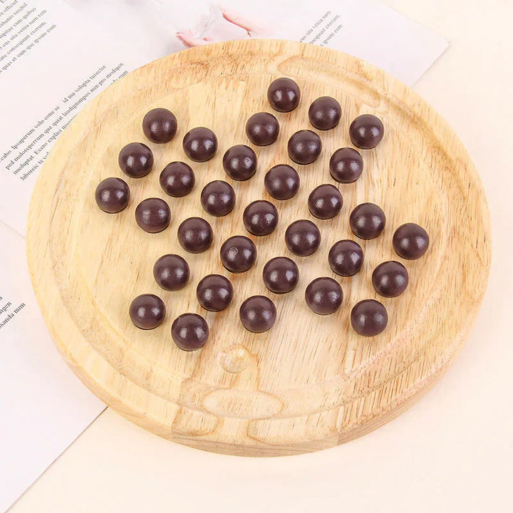 "Färgglatt minnessticks schackspel i trä för barn, utvecklande och pedagogiskt brädspel för kreativitet och inlärning."