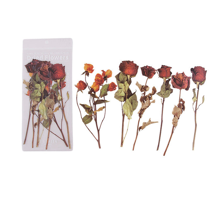 "Färgglatt set av självhäftande blommotiv klistermärken, idealiska för att dekorera släta ytor och DIY-projekt."