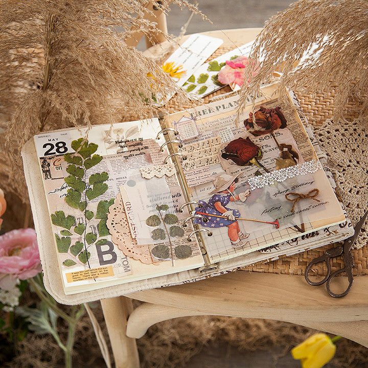 "Färgglatt set av självhäftande blommotiv klistermärken, idealiska för att dekorera släta ytor och DIY-projekt."