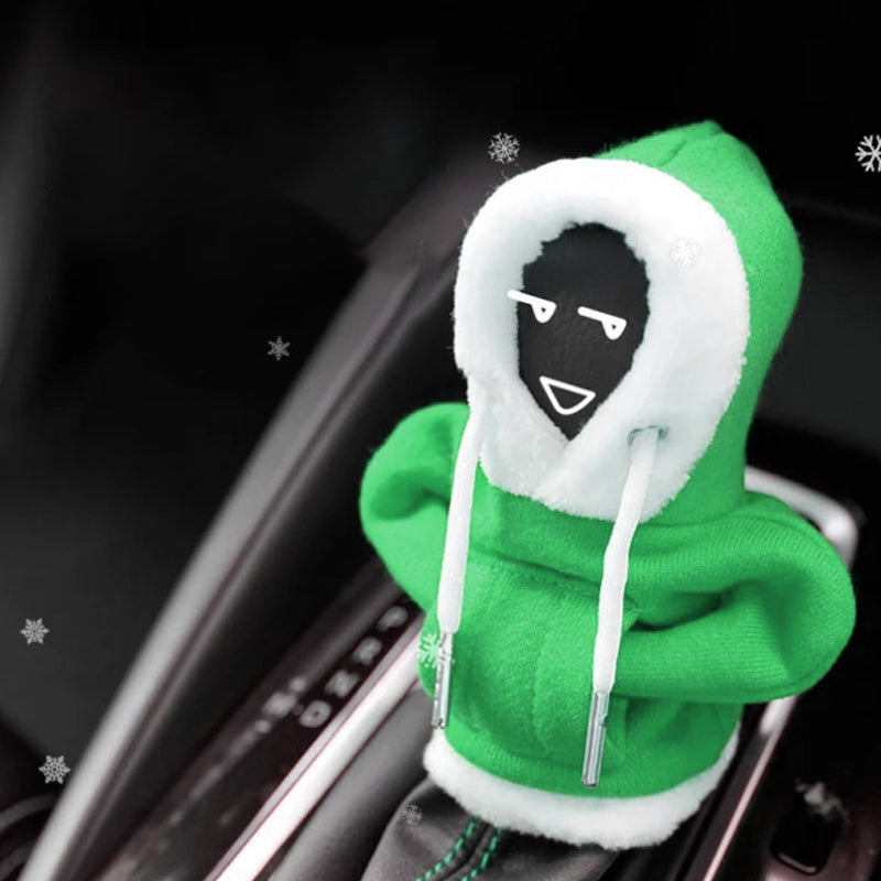 "Färgglatt växelspaksskydd i bomull för bilar; erbjuder stil och skydd. Finns i flera färger för personlig matchning."