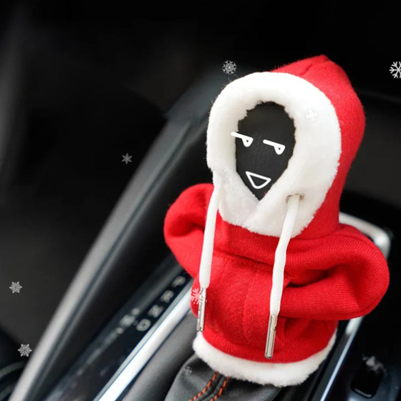 "Färgglatt växelspaksskydd i bomull för bilar; erbjuder stil och skydd. Finns i flera färger för personlig matchning."