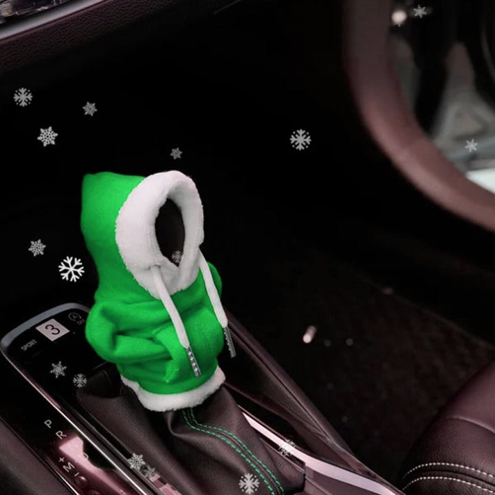 "Färgglatt växelspaksskydd i bomull för bilar; erbjuder stil och skydd. Finns i flera färger för personlig matchning."