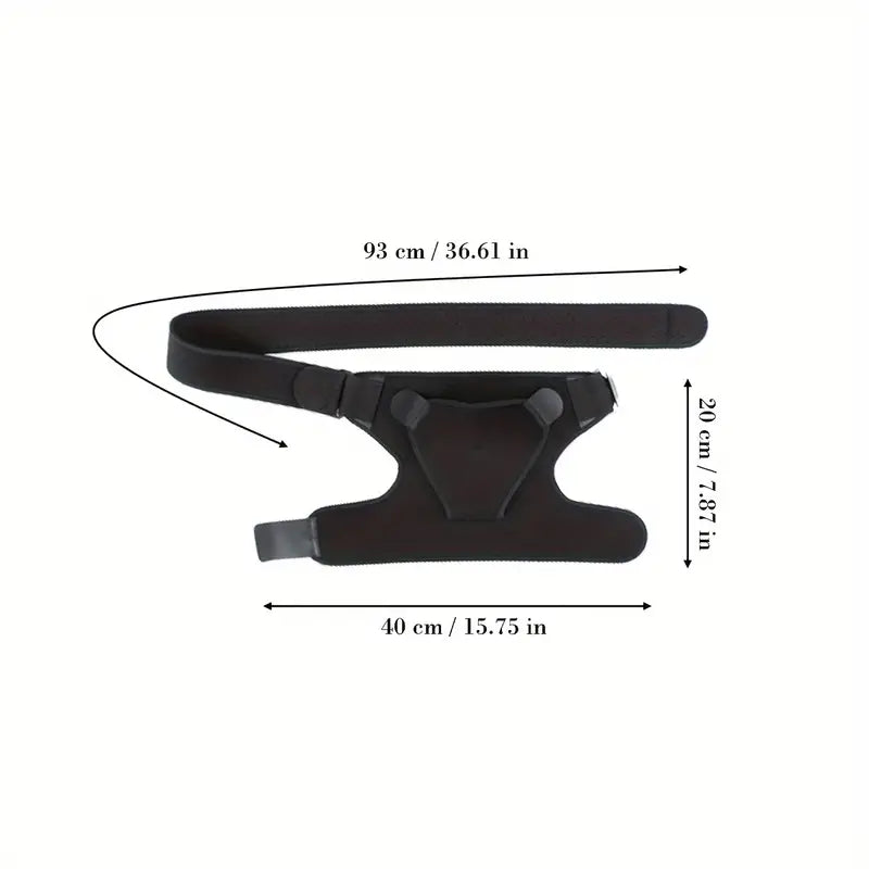 Flexibelt justerbart neopren axelskydd, andningsbart och lättviktigt, unisex design för träning och återhämtning.