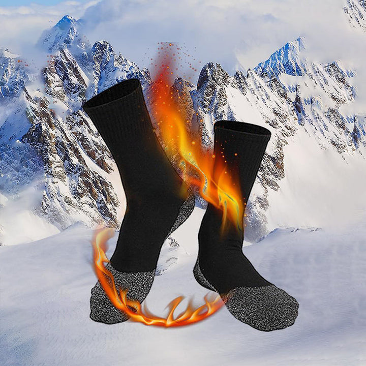 "Grå unisex komfortstrumpor i mjukt material för utomhusaktiviteter, passar under andra strumpor, S/M-L/XL storlekar."