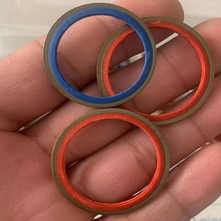 "Gummitätning för oljeläckage och vattenläckage, olika storlekar, svart gummi i plastlåda, för hem och bilunderhåll."