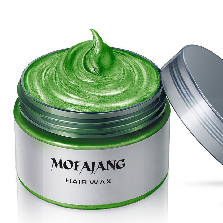 "Hårfärgsvax med livfulla färger för kreativ styling, naturliga ingredienser och enkel applicering hemma."