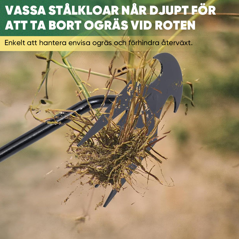 "Haveredskap för ogräsutdragning, lätt och effektiv, designad för trädgårdsarbete, utrustad med förlängningsfunktion."