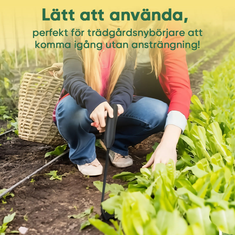 "Haveredskap för ogräsutdragning, lätt och effektiv, designad för trädgårdsarbete, utrustad med förlängningsfunktion."