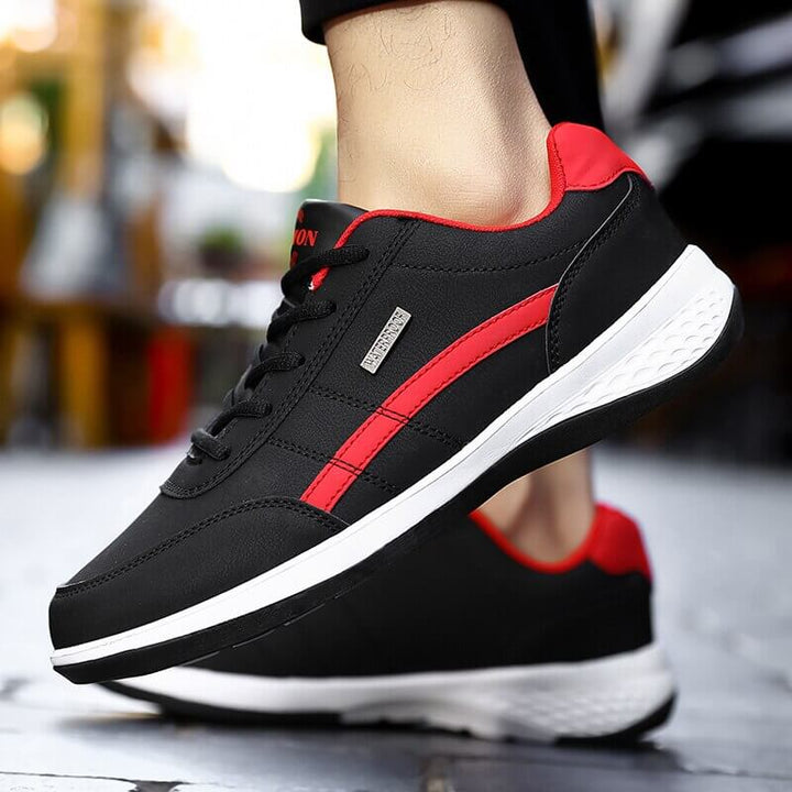 "Högkvalitativa herrsneakers, sportiga och bekväma med stilren design, perfekt för aktiv livsstil"