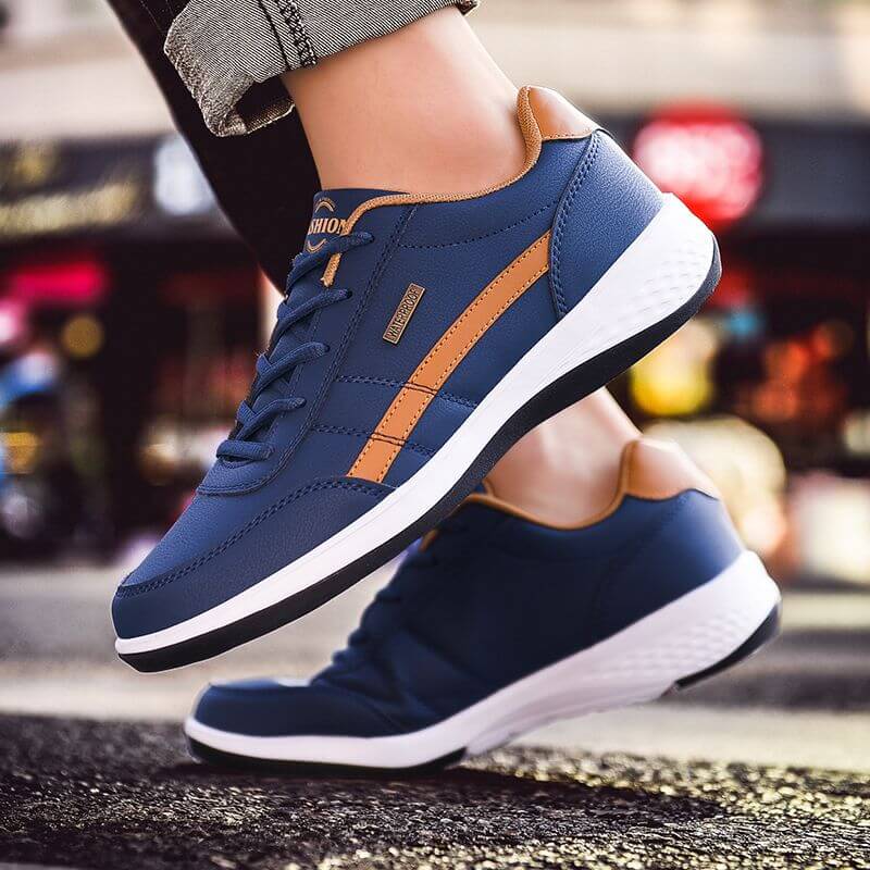 "Högkvalitativa herrsneakers, sportiga och bekväma med stilren design, perfekt för aktiv livsstil"