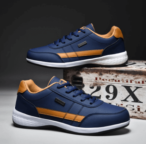 "Högkvalitativa herrsneakers, sportiga och bekväma med stilren design, perfekt för aktiv livsstil"