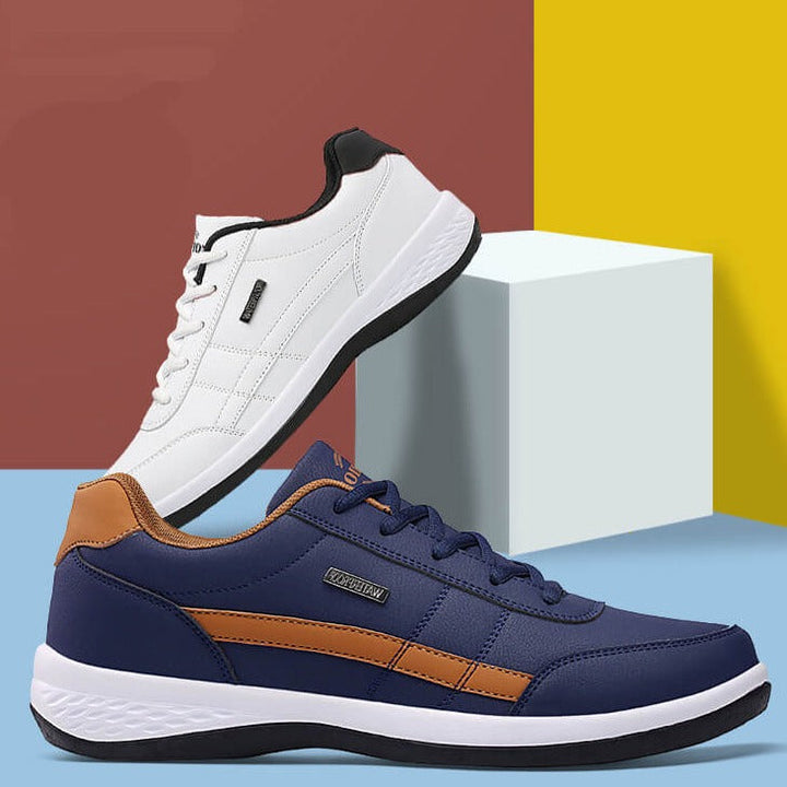 "Högkvalitativa herrsneakers, sportiga och bekväma med stilren design, perfekt för aktiv livsstil"