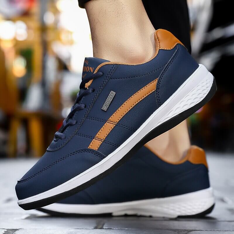 "Högkvalitativa herrsneakers, sportiga och bekväma med stilren design, perfekt för aktiv livsstil"