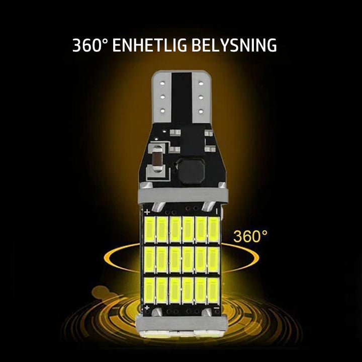 "Högkvalitativt LED bakljus för bilar med 48 SMD LED-chips, ger kraftfullt ljus och elegant design, förbättrar säkerhet."