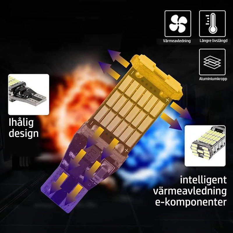 "Högkvalitativt LED bakljus för bilar med 48 SMD LED-chips, ger kraftfullt ljus och elegant design, förbättrar säkerhet."