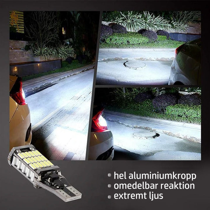 "Högkvalitativt LED bakljus för bilar med 48 SMD LED-chips, ger kraftfullt ljus och elegant design, förbättrar säkerhet."