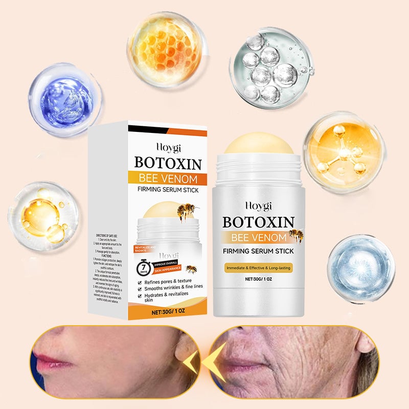 Hudvårdsstift för djup näring, ljus beige färg, slimmad design. Perfekt för att ge huden lyster och ungdomlig glöd.