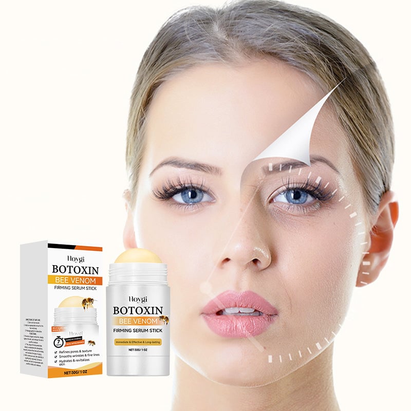 Hudvårdsstift för djup näring, ljus beige färg, slimmad design. Perfekt för att ge huden lyster och ungdomlig glöd.