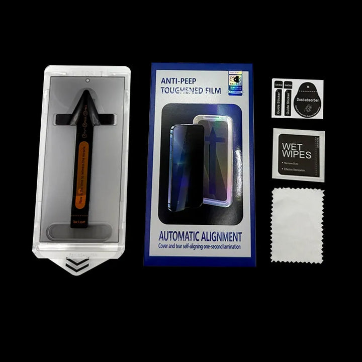 Skärmskydd av sekretessglas för smartphone