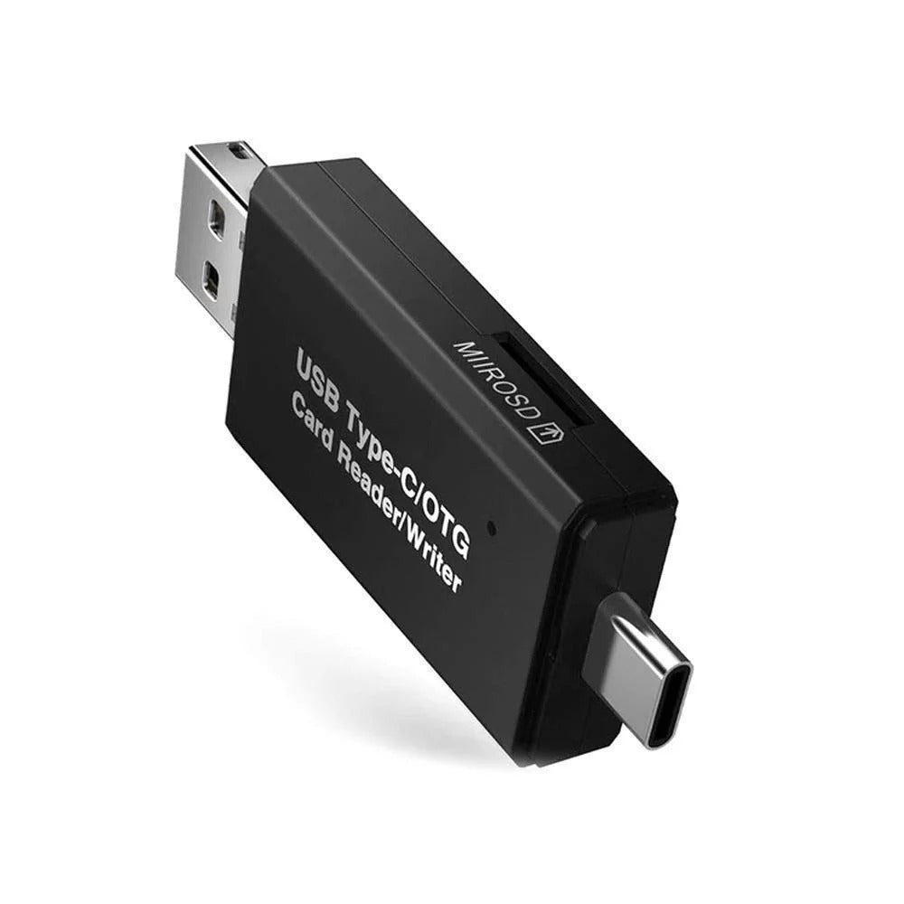 Kortläsare för Android med OTG-funktion och SD-stöd