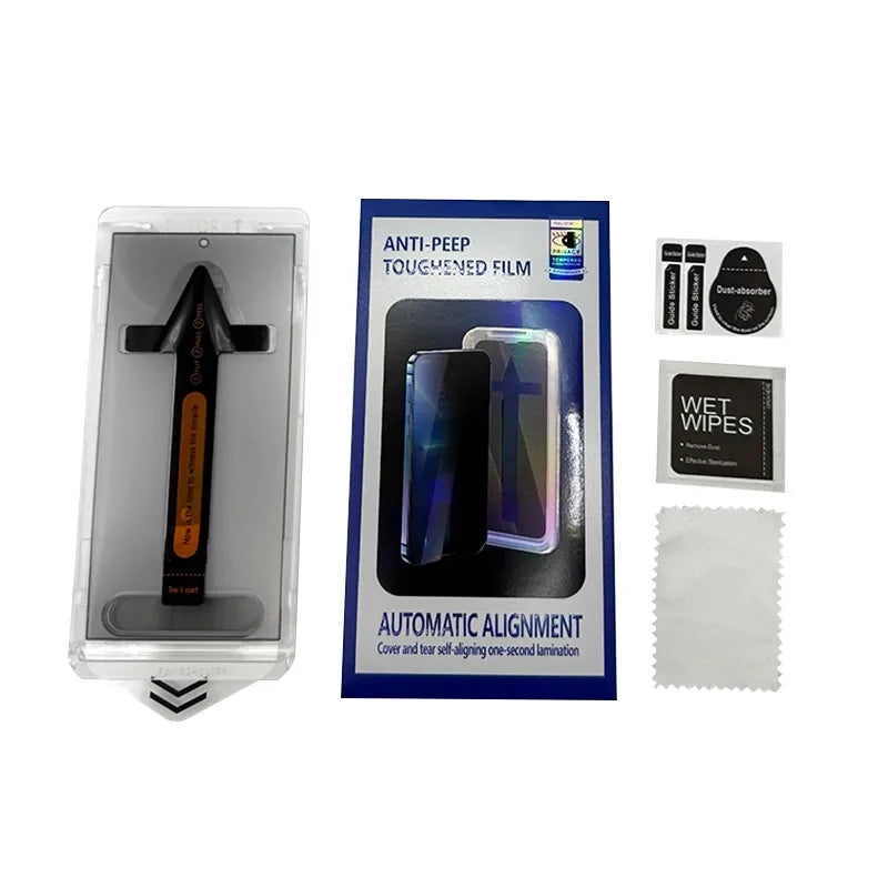 Skärmskydd av sekretessglas för smartphone
