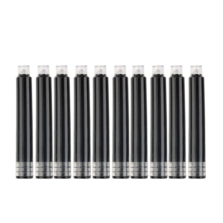 Indragbar skrivarpenna med halkfritt grepp, smidd design, utbytbart bläck, flera färger. Perfekt för smidig skrivning.