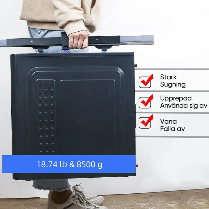 "Infällbart bilsolskydd med reflekterande aluminiumfilm, förstärkt med sugkoppar för enkel montering och förvaring."