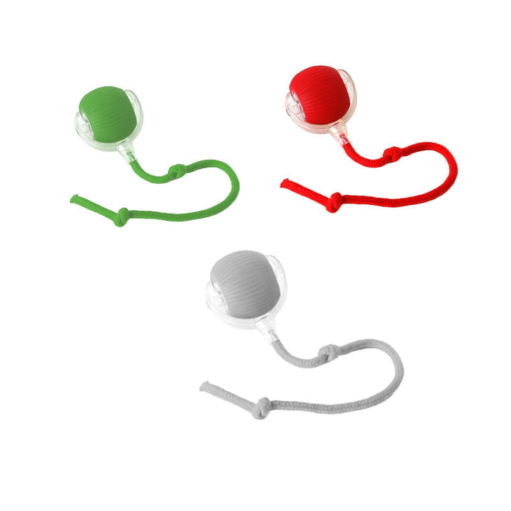 "Interaktiv boll för katter, 3-färg val, rullande på olika golv, engagerande leksak, interaktiv och pålitlig design"